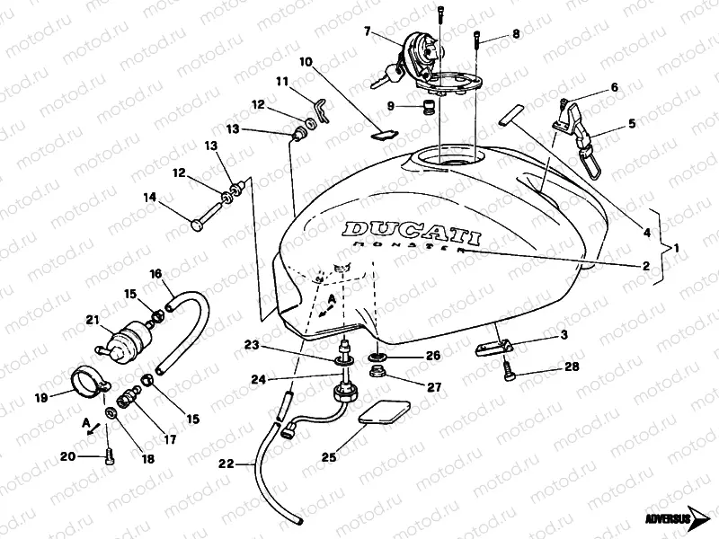 FUEL TANK » TANK/SEAT