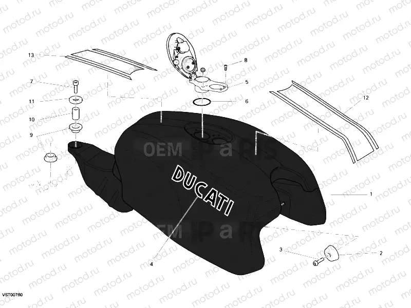 FUEL TANK » TANK/SEAT