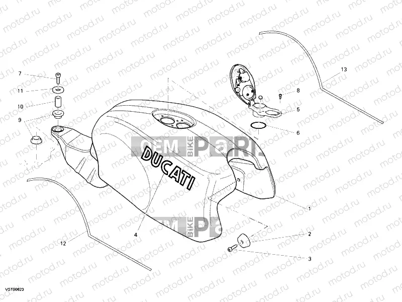 FUEL TANK » TANK/SEAT
