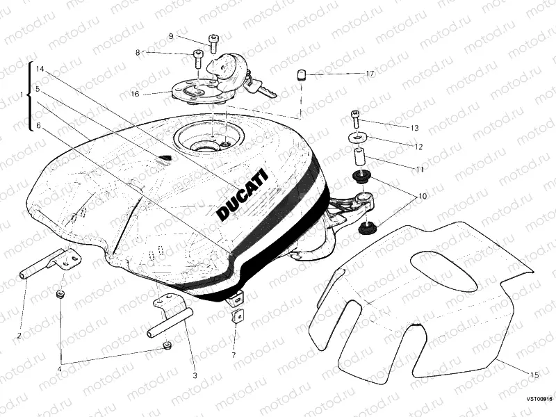 FUEL TANK » TANK/SEAT