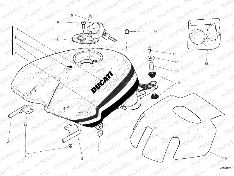 FUEL TANK » TANK/SEAT