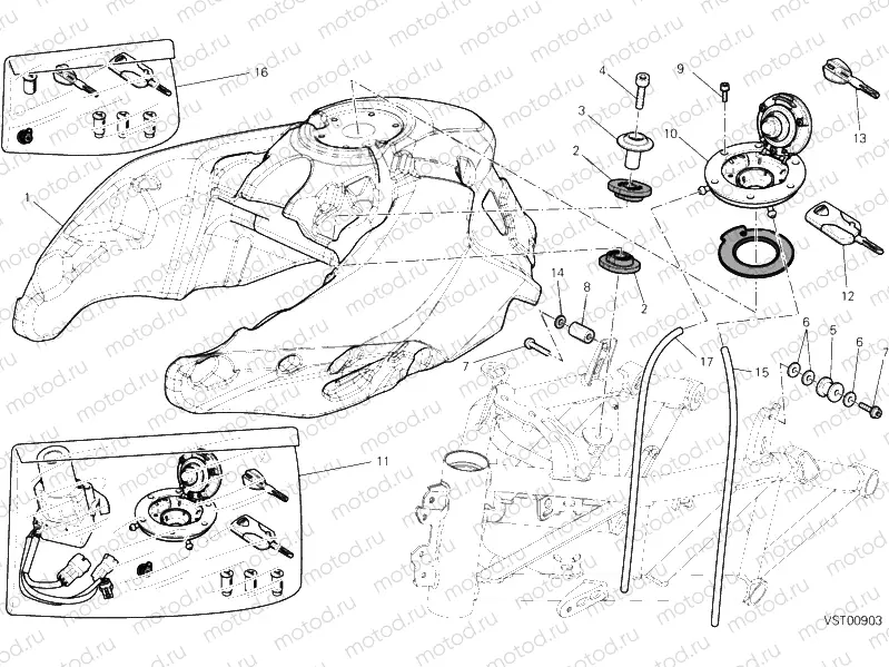 FUEL TANK » TANK/SEAT