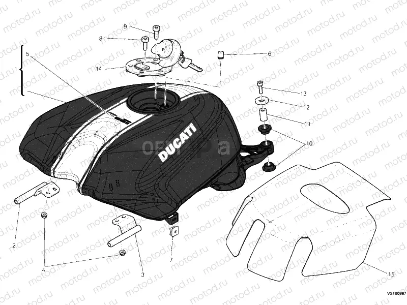 FUEL TANK » TANK/SEAT