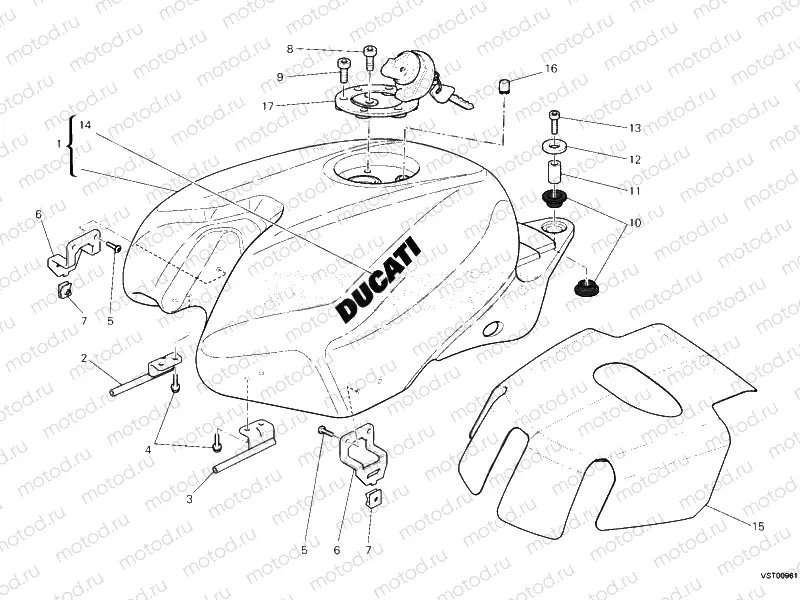 FUEL TANK » TANK/SEAT