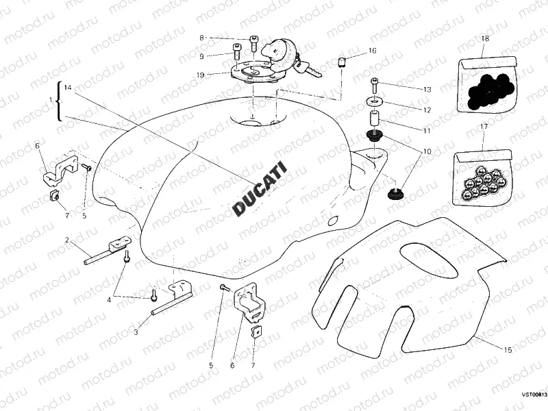 FUEL TANK » TANK/SEAT