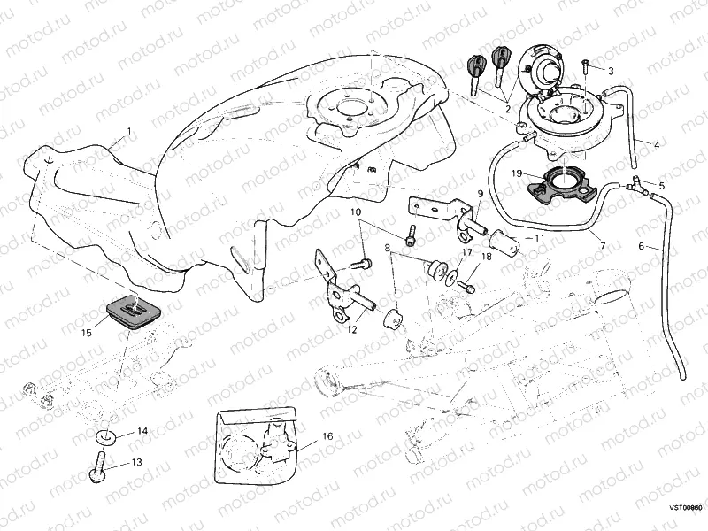 FUEL TANK » TANK/SEAT