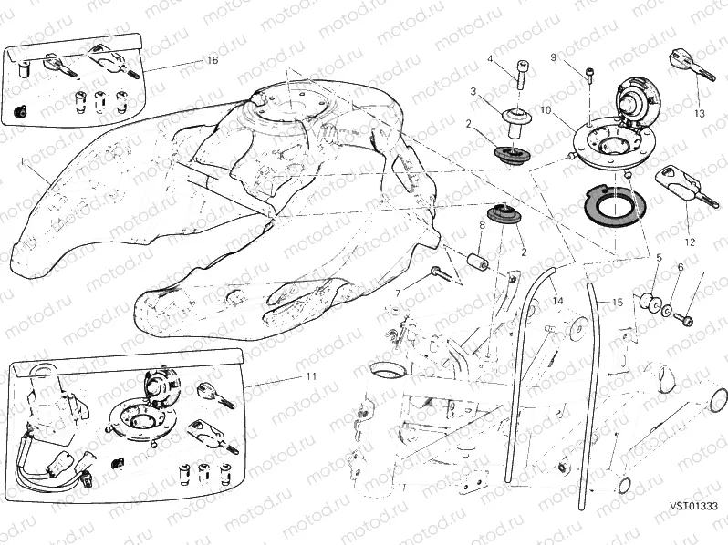 FUEL TANK » TANK/SEAT