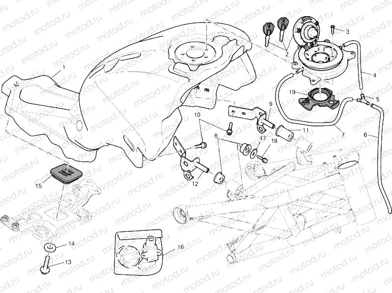 FUEL TANK » TANK/SEAT
