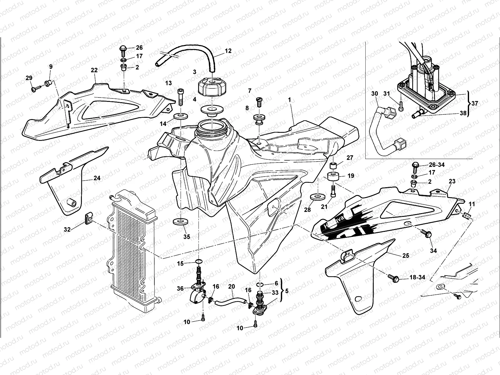 FUEL TANK (TE-TXC)