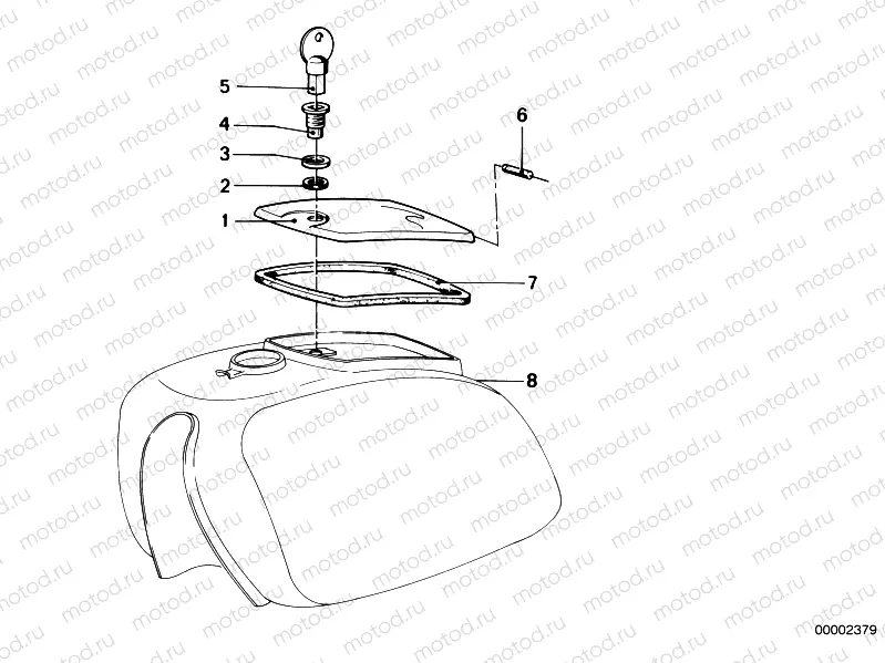Fuel tank-tool container