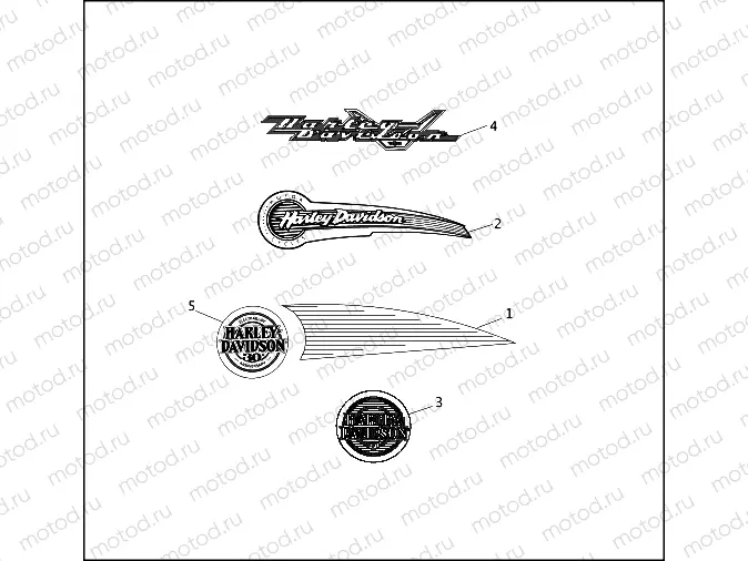 FUEL TANK TRIM - 1995