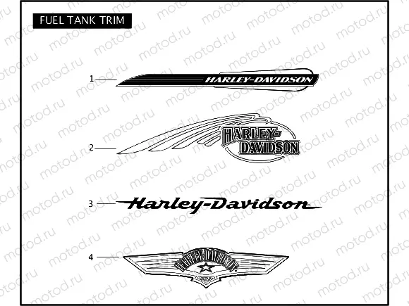 FUEL TANK TRIM (2 OF 2)