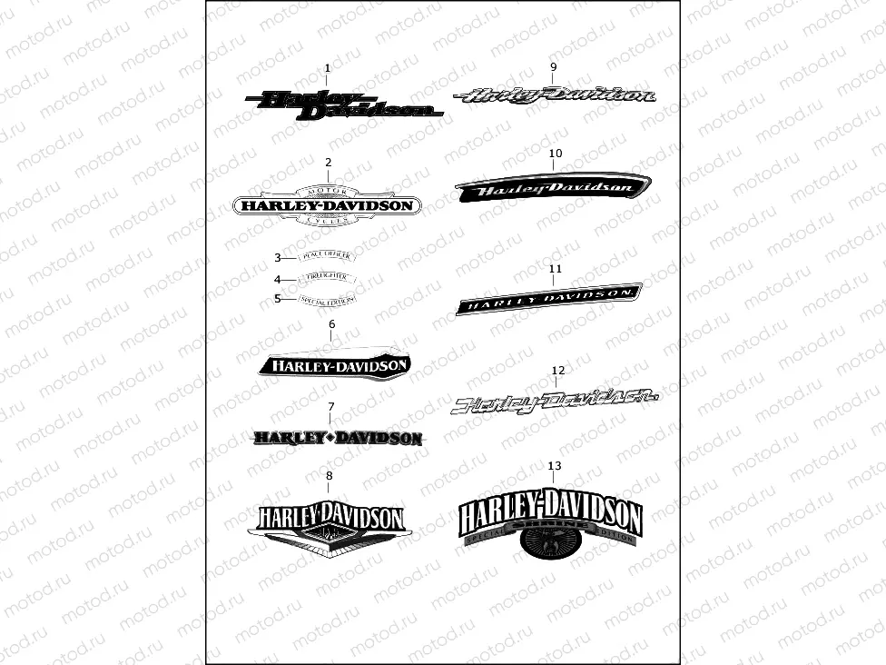 FUEL TANK TRIM (2 OF 2)
