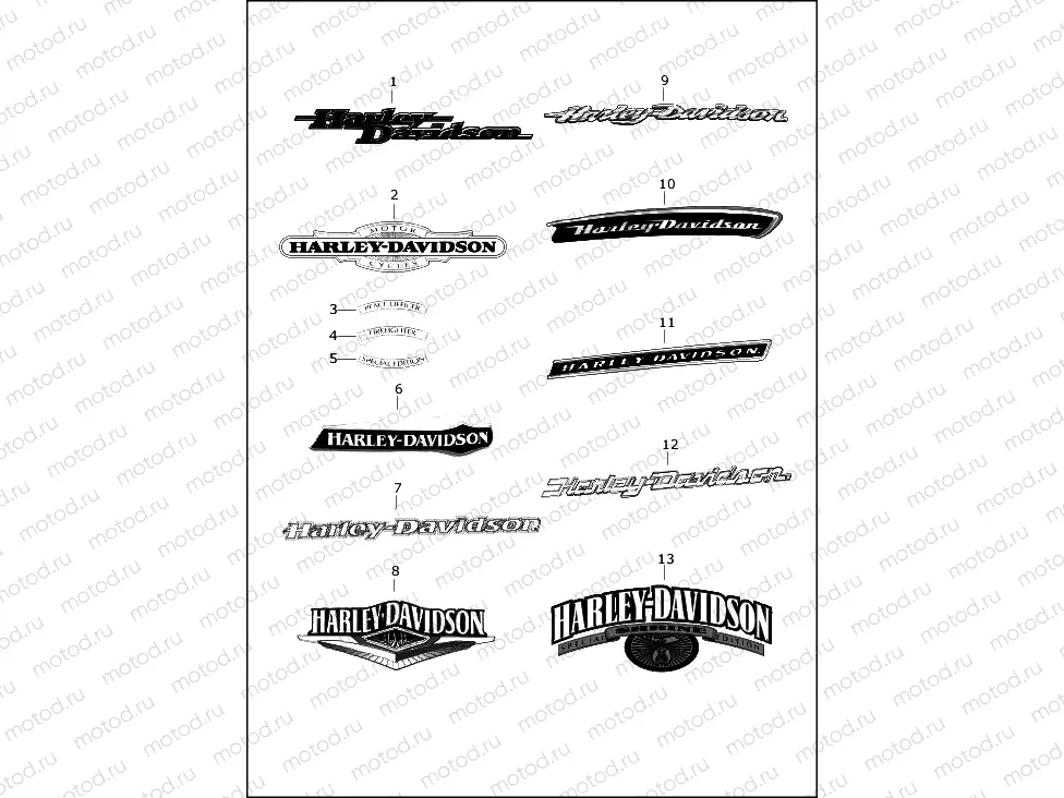 FUEL TANK TRIM (2 OF 2)