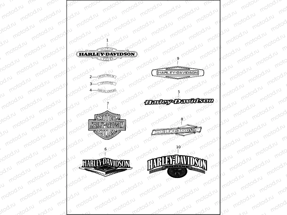 FUEL TANK TRIM (2 OF 2)