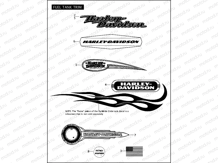 FUEL TANK TRIM