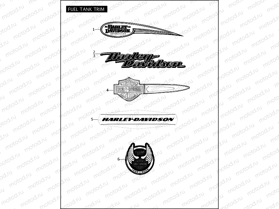 FUEL TANK TRIM