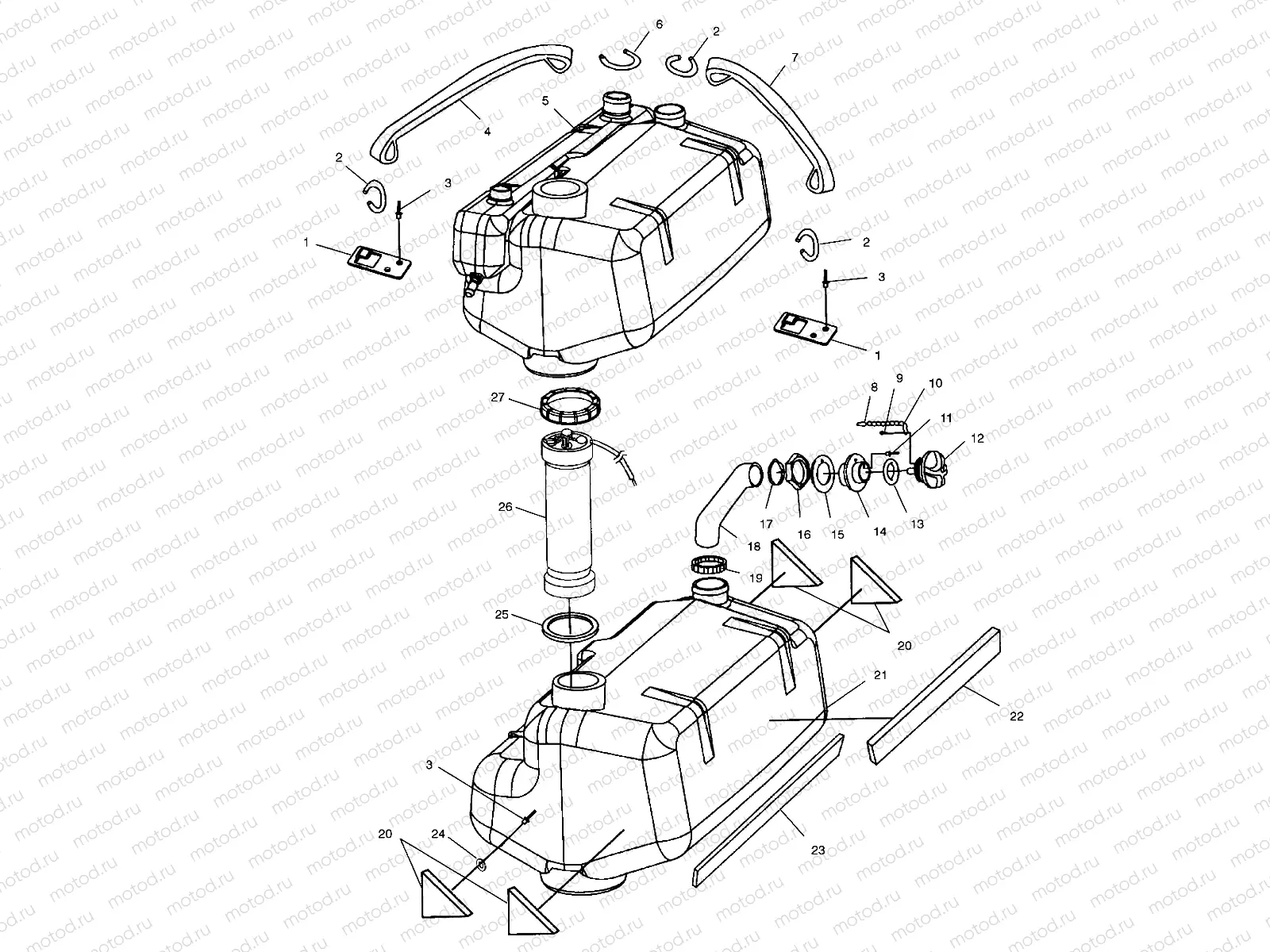 FUEL TANK - W005098D (4955785578A012) | FUEL TANK - W005098D (4955785578A012)