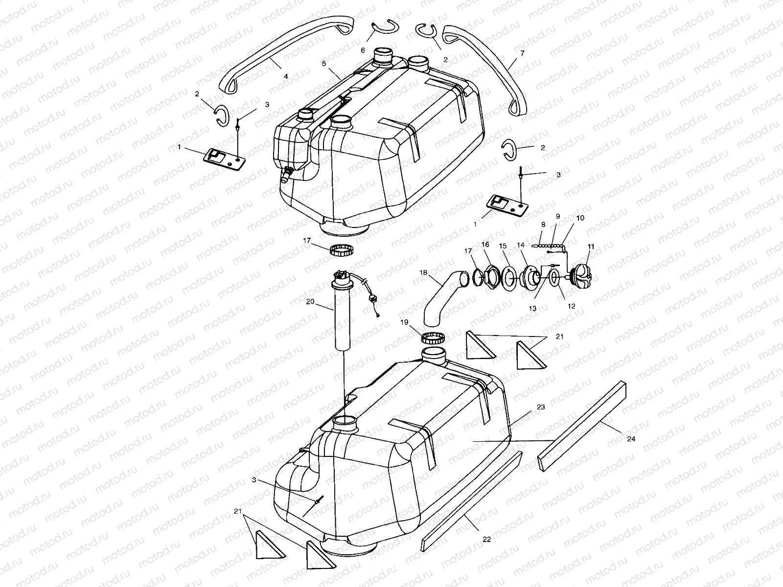 FUEL TANK - W005099D (4955775577A012) | FUEL TANK - W005099D (4955775577A012)