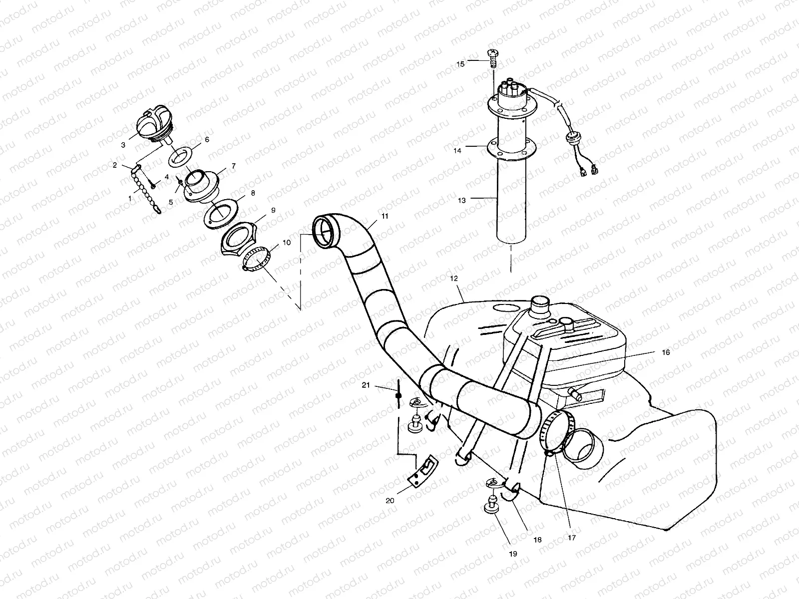 FUEL TANK - W014999D (4964886488A008) | FUEL TANK - W014999D (4964886488A008)