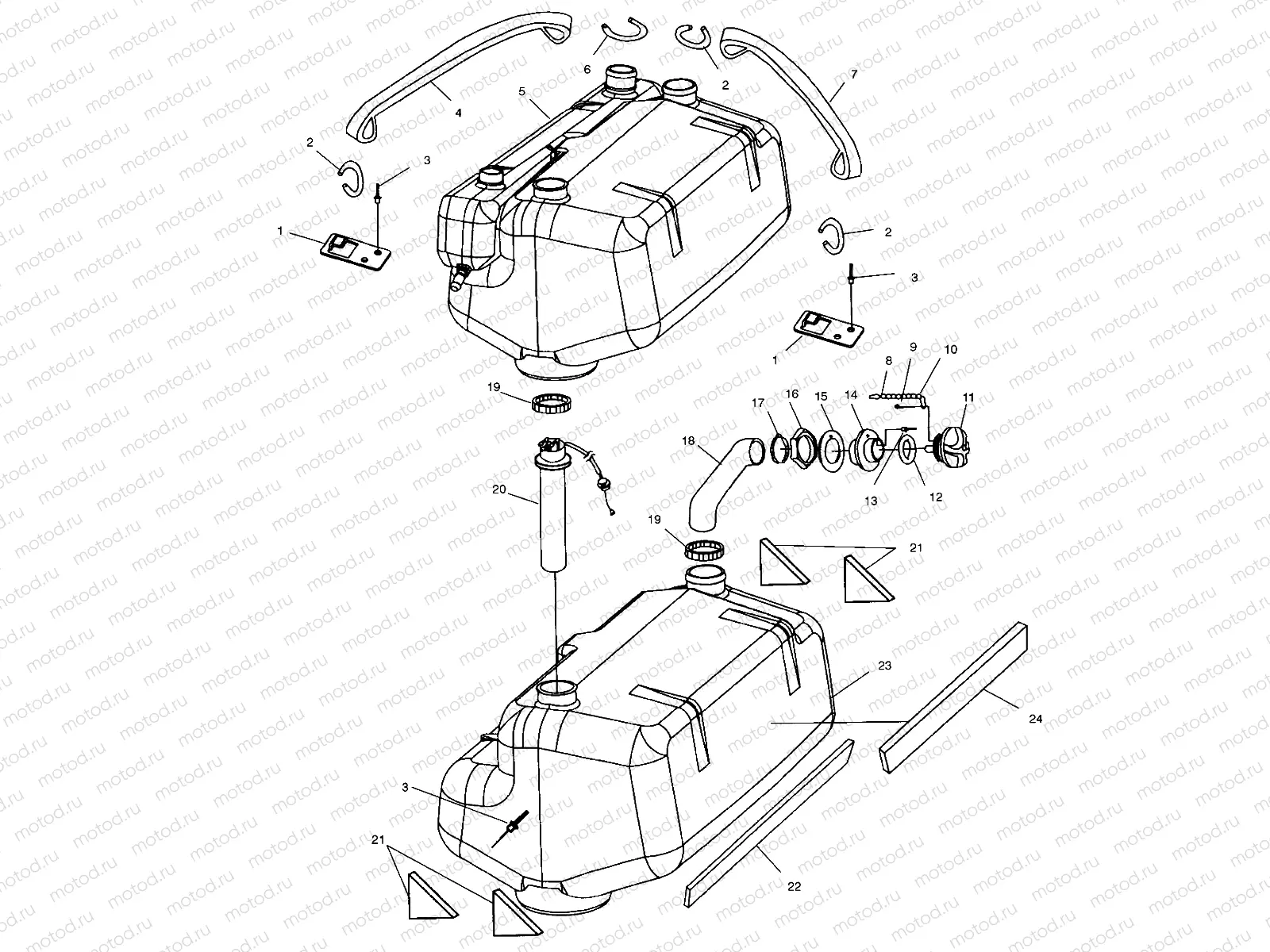 FUEL TANK - W015099D (4964866486A010) | FUEL TANK - W015099D (4964866486A010)