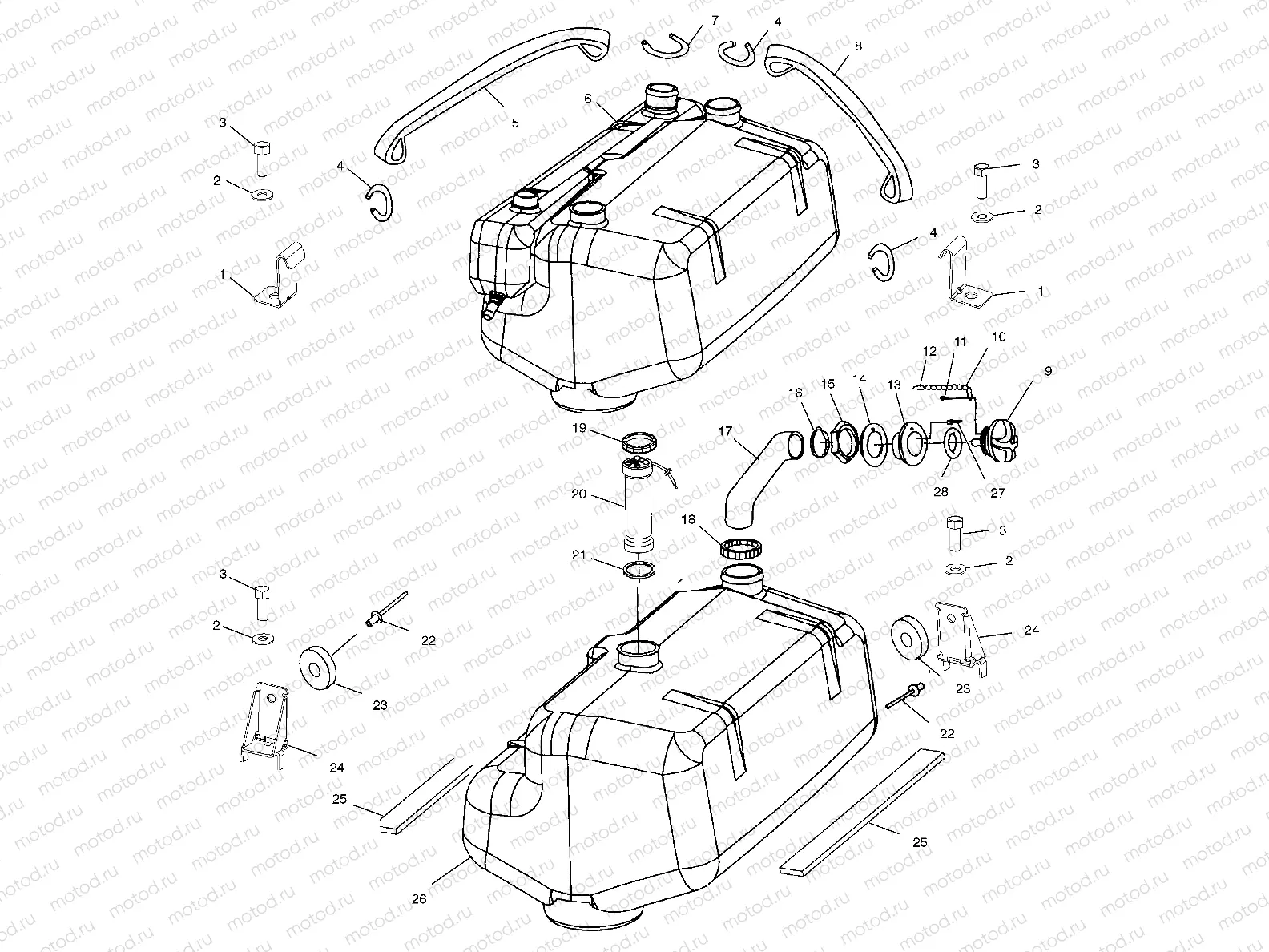FUEL TANK - W015198D (4964846484A009) | FUEL TANK - W015198D (4964846484A009)