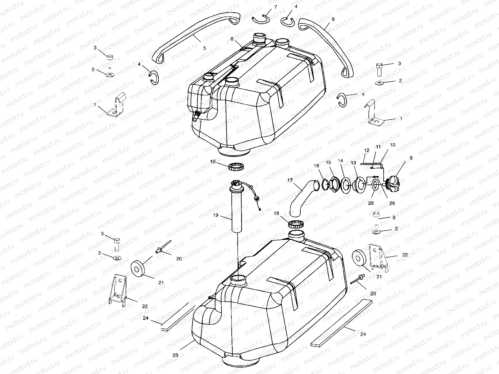 FUEL TANK - W015199D (4964836483A009) | FUEL TANK - W015199D (4964836483A009)