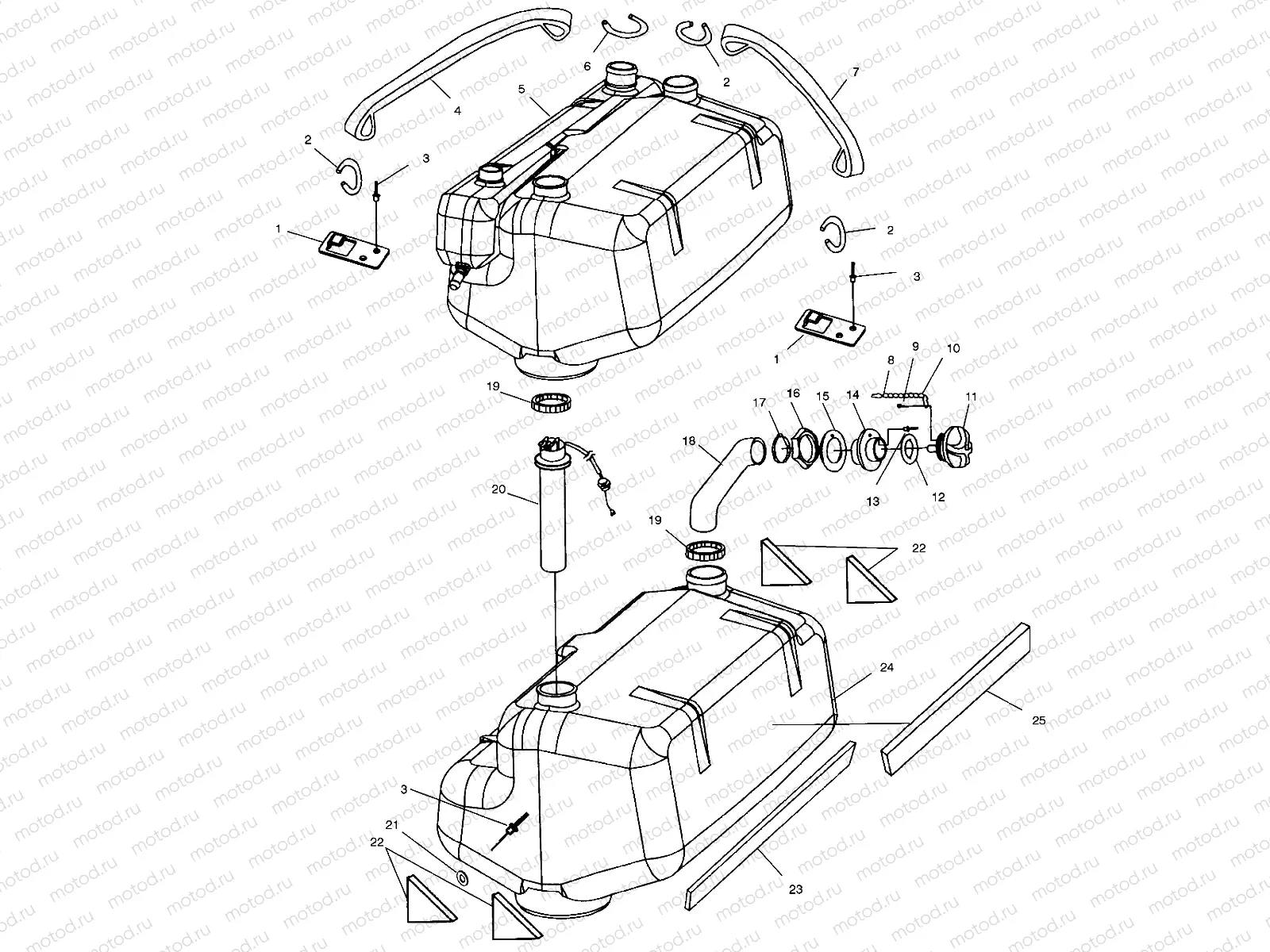 FUEL TANK - W025099D/W025099I (4971417141A10) | FUEL TANK - W025099D/W025099I (4971417141A10)