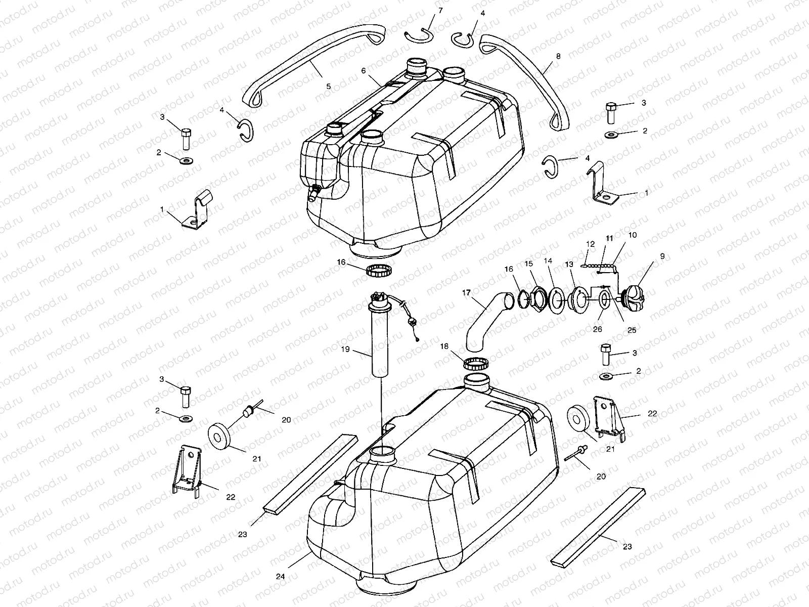 FUEL TANK - W025297D/W025297I (4975477547A09) | FUEL TANK - W025297D/W025297I (4975477547A09)