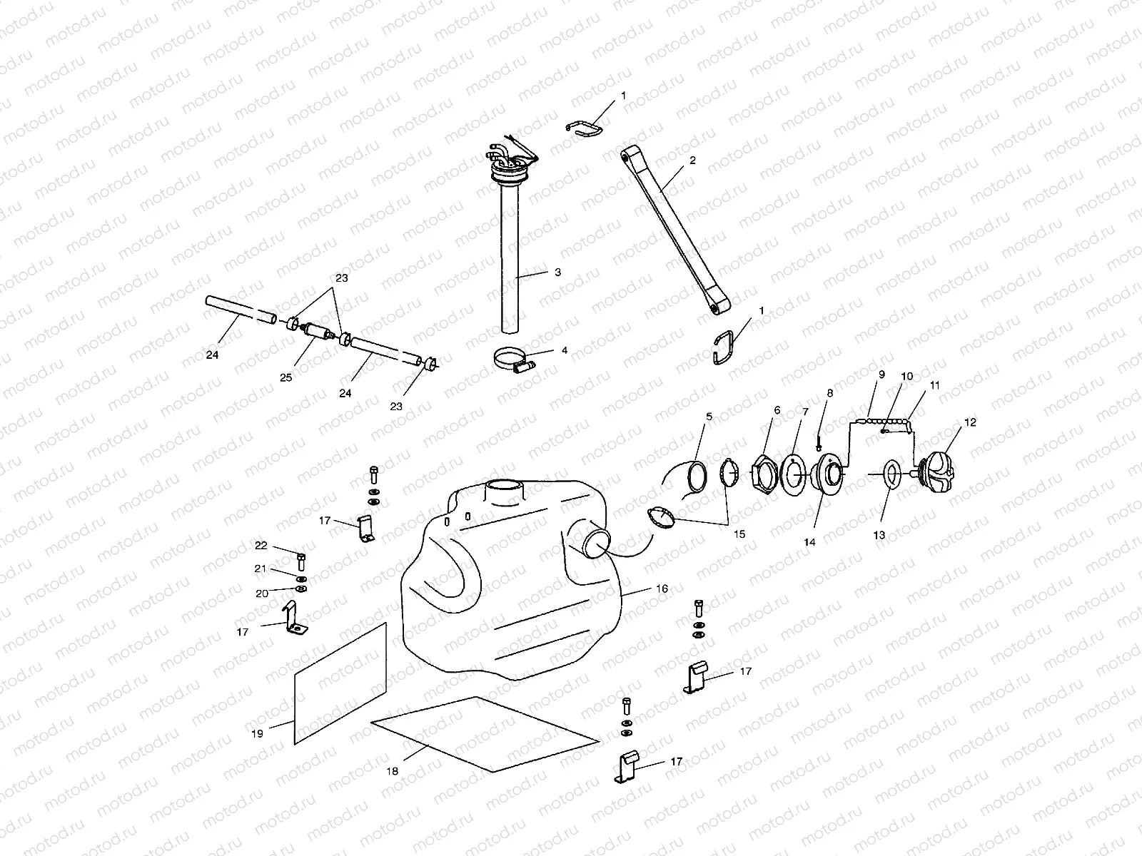 FUEL TANK - W035402DA (4981108110A06) | FUEL TANK - W035402DA (4981108110A06)