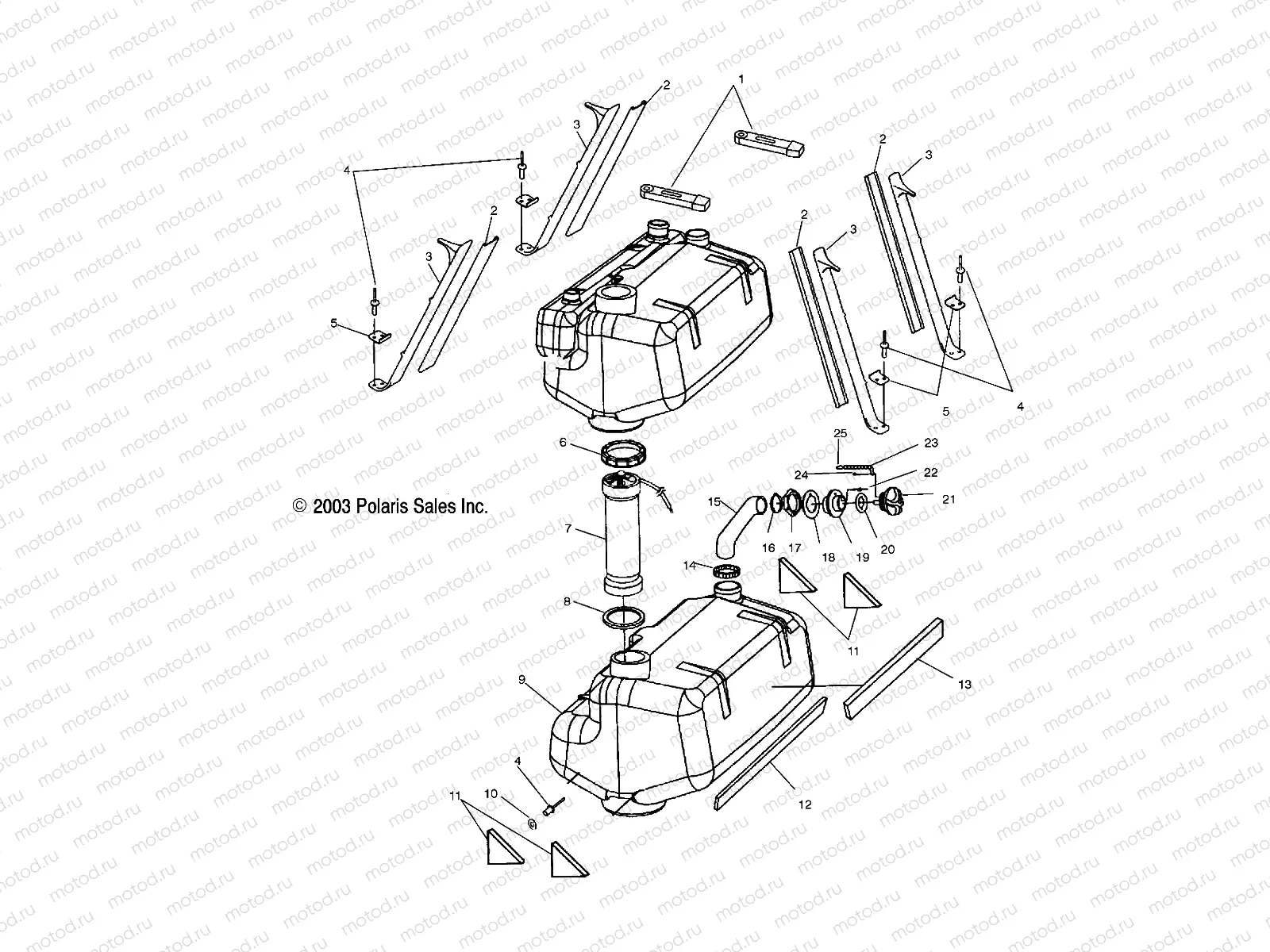 FUEL TANK - W045098CA/IA (4990459045A10) | FUEL TANK - W045098CA/IA (4990459045A10)
