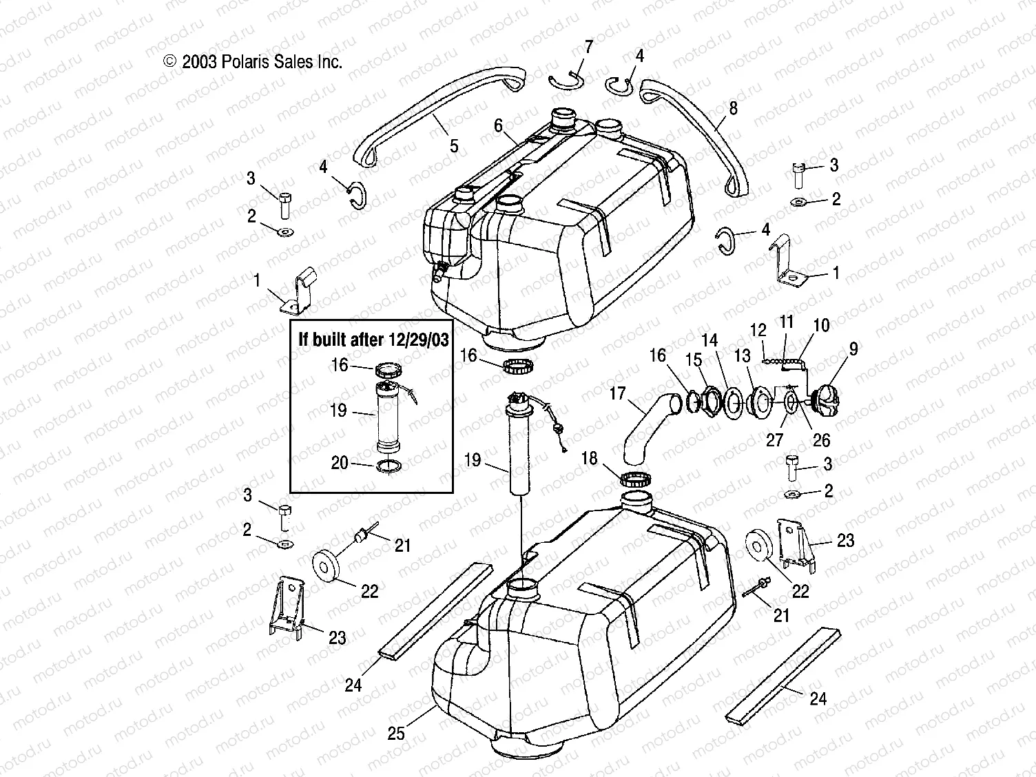 FUEL TANK - W045197DA/IA (4990499049A09) | FUEL TANK - W045197DA/IA (4990499049A09)