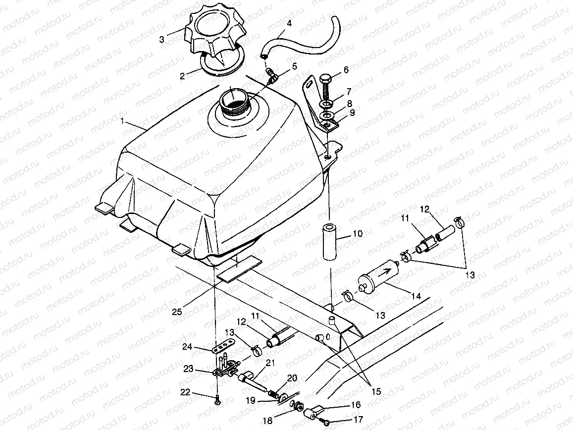 FUEL TANK - W98AE50A (4946394639a014) | FUEL TANK - W98AE50A (4946394639a014)