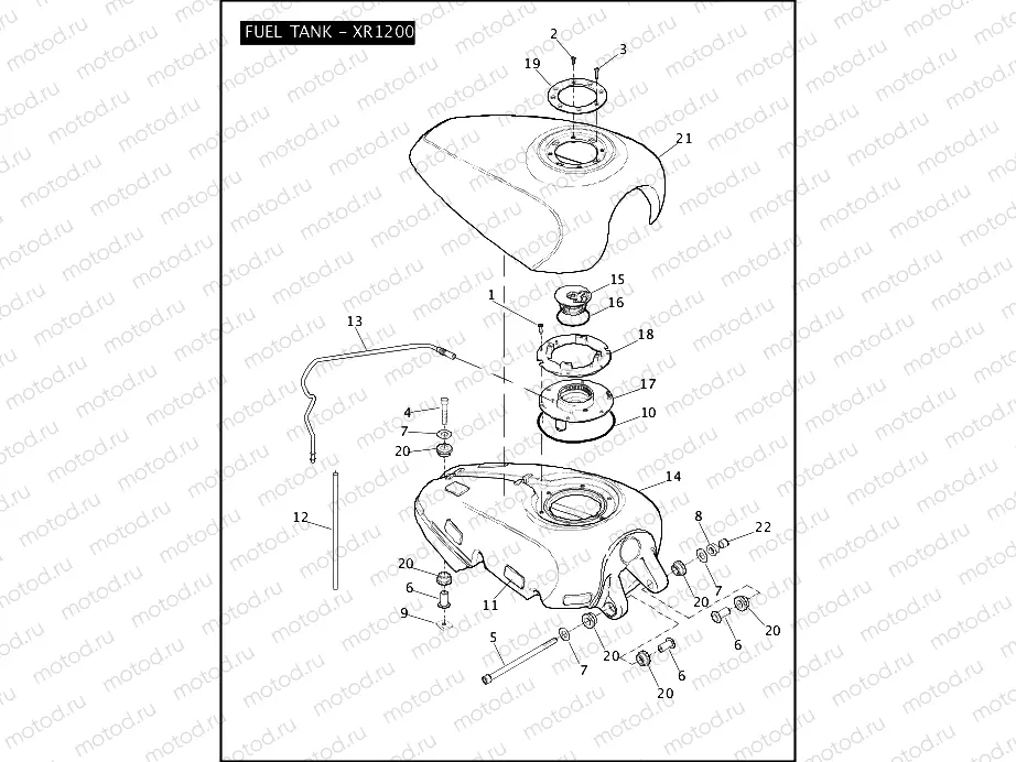 FUEL TANK - XR1200