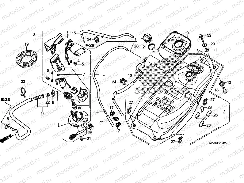 FUEL TANK/FUEL PUMP