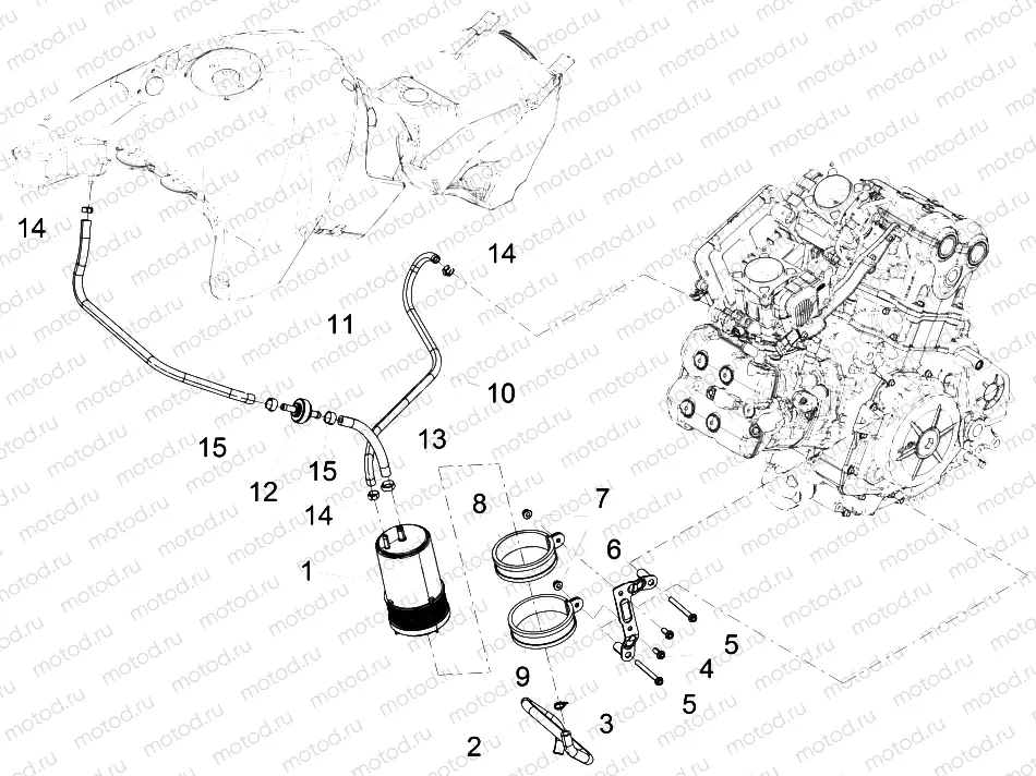 Fuel vapour recover system