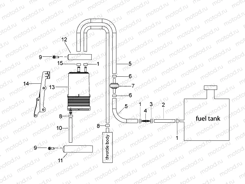 Fuel vapour recover system