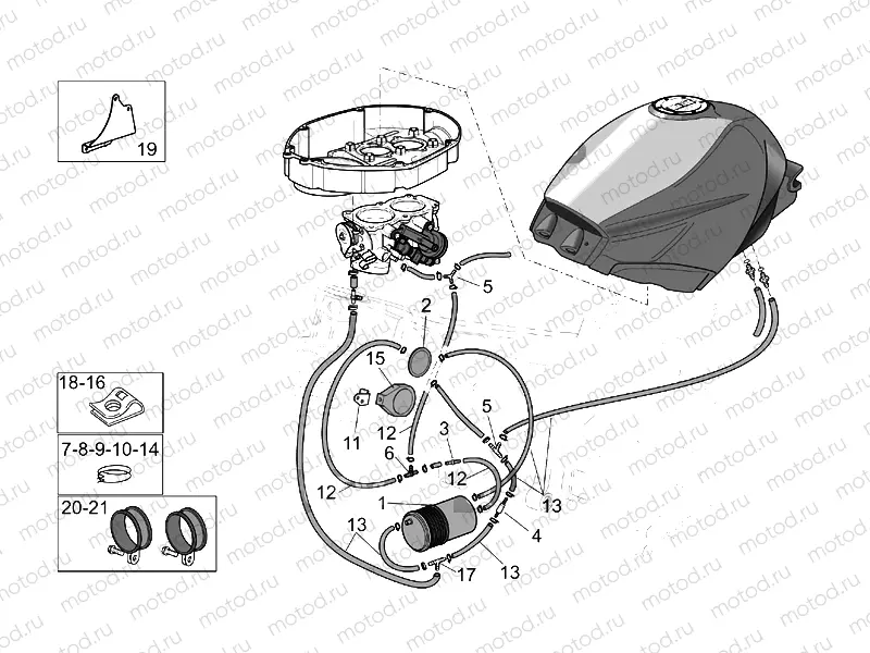 Fuel vapour recover system