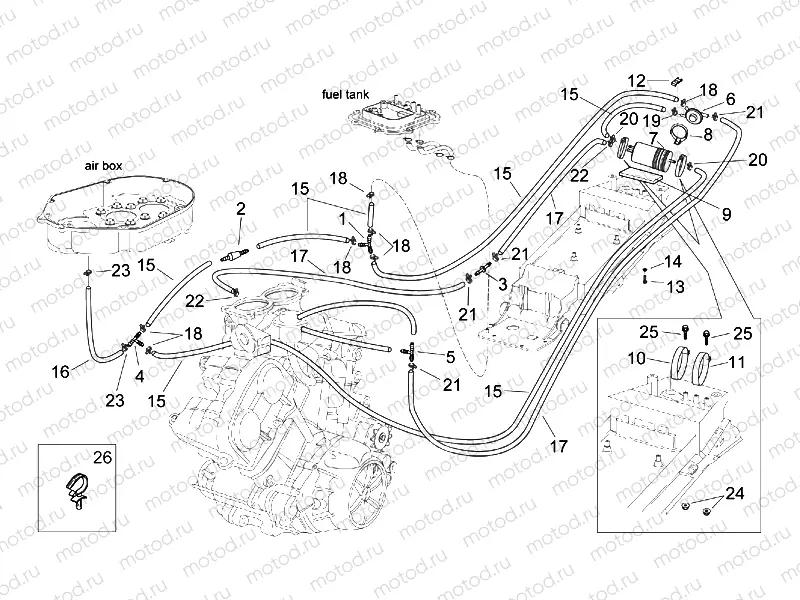 Fuel vapour recover system