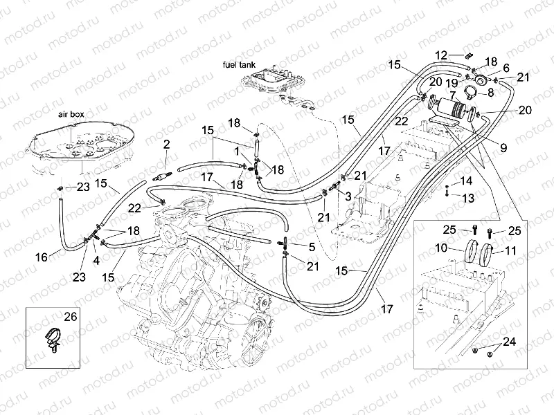 Fuel vapour recover system