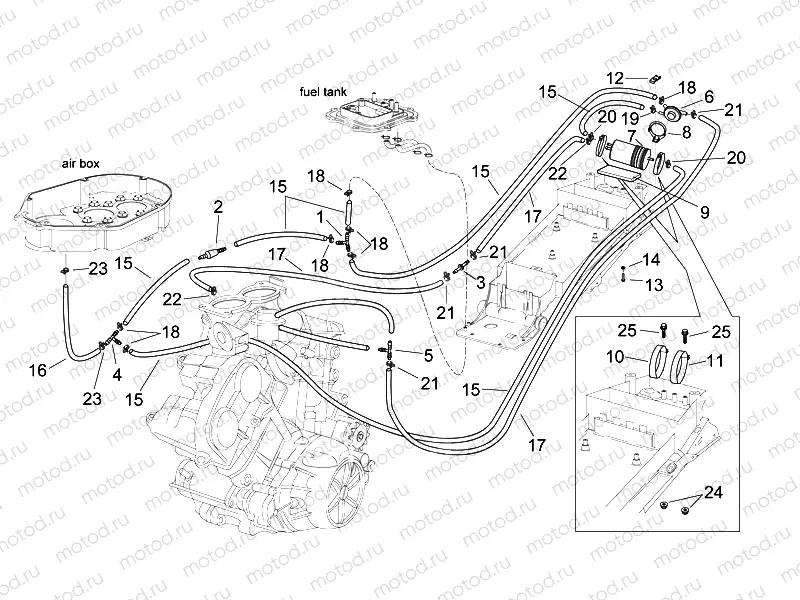 Fuel vapour recover system