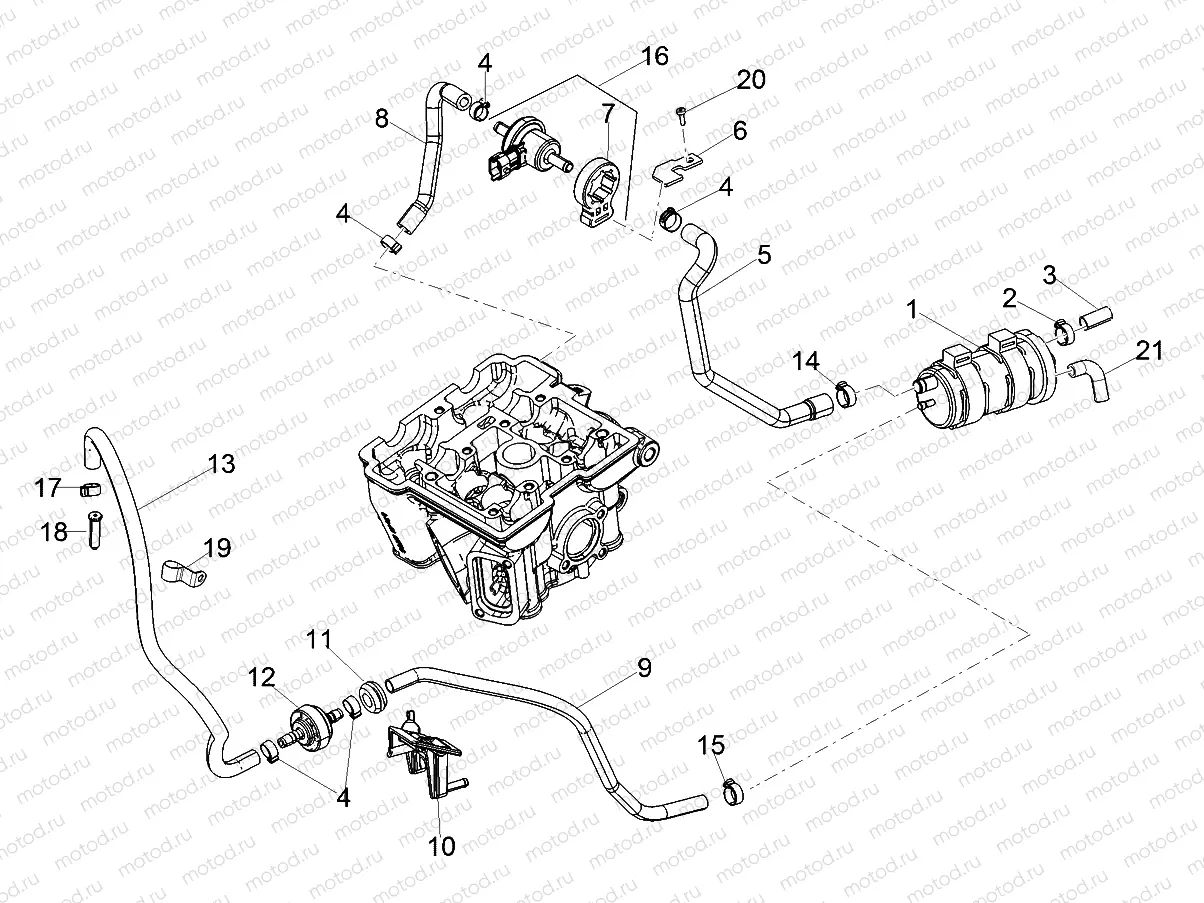 Fuel vapour recover system