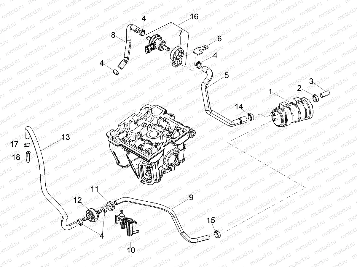 Fuel vapour recover system
