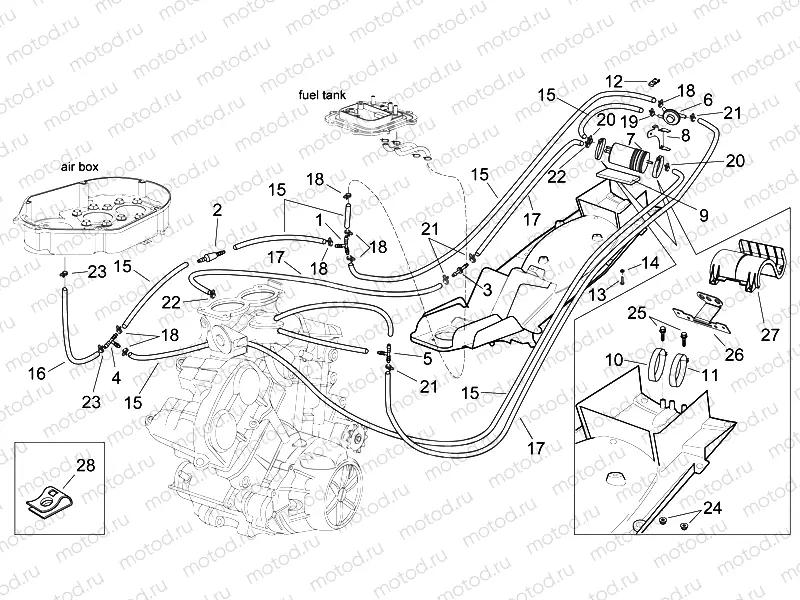 Fuel vapour recover system