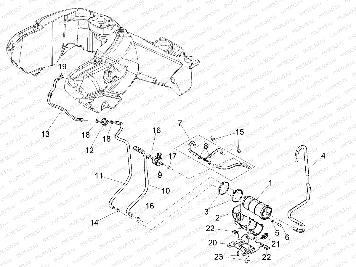 Fuel vapour recover system