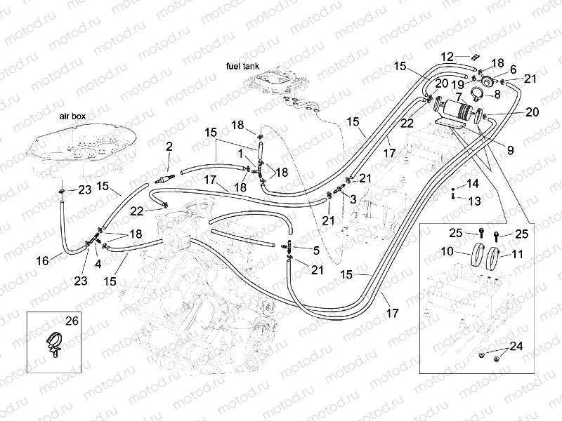 Fuel vapour recover system