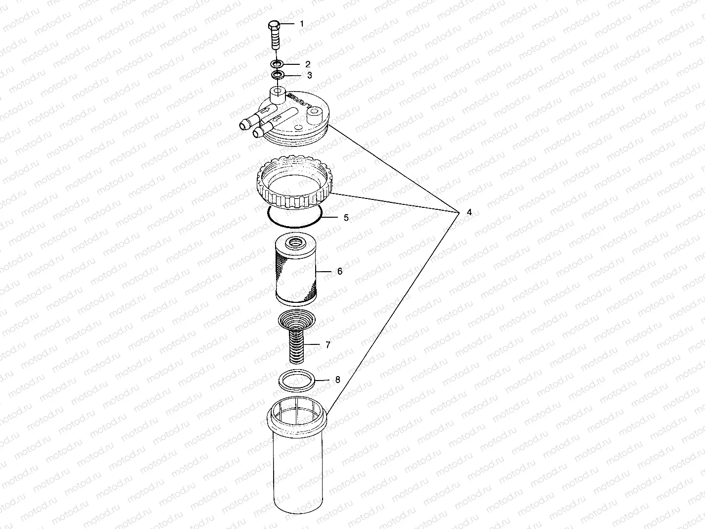 FUEL/WATER SEPARATOR - B984673 (4945164516c009) | FUEL/WATER SEPARATOR - B984673 (4945164516c009)