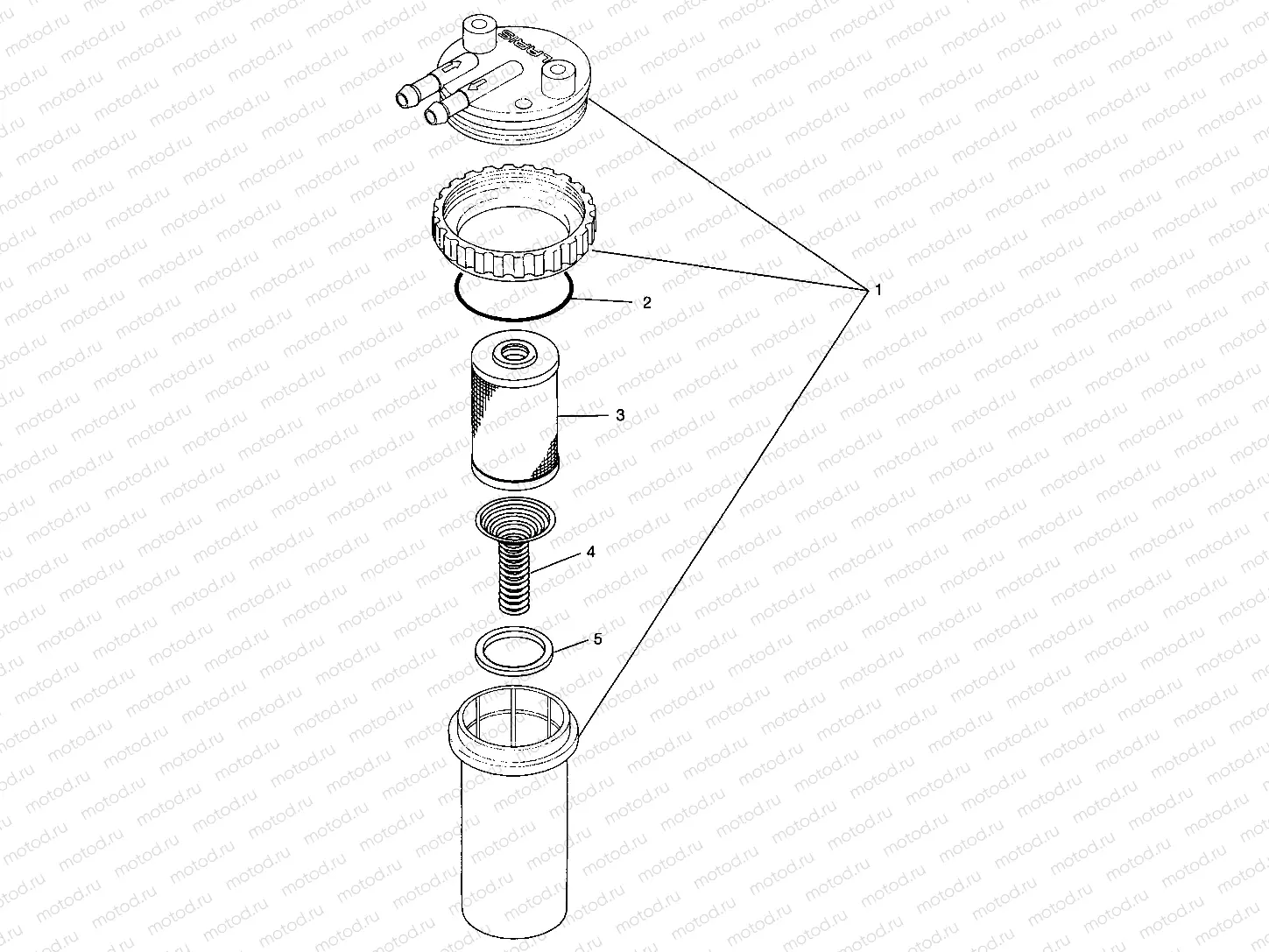 FUEL/WATER SEPARATOR - I984978 (4945834583c011) | FUEL/WATER SEPARATOR - I984978 (4945834583c011)