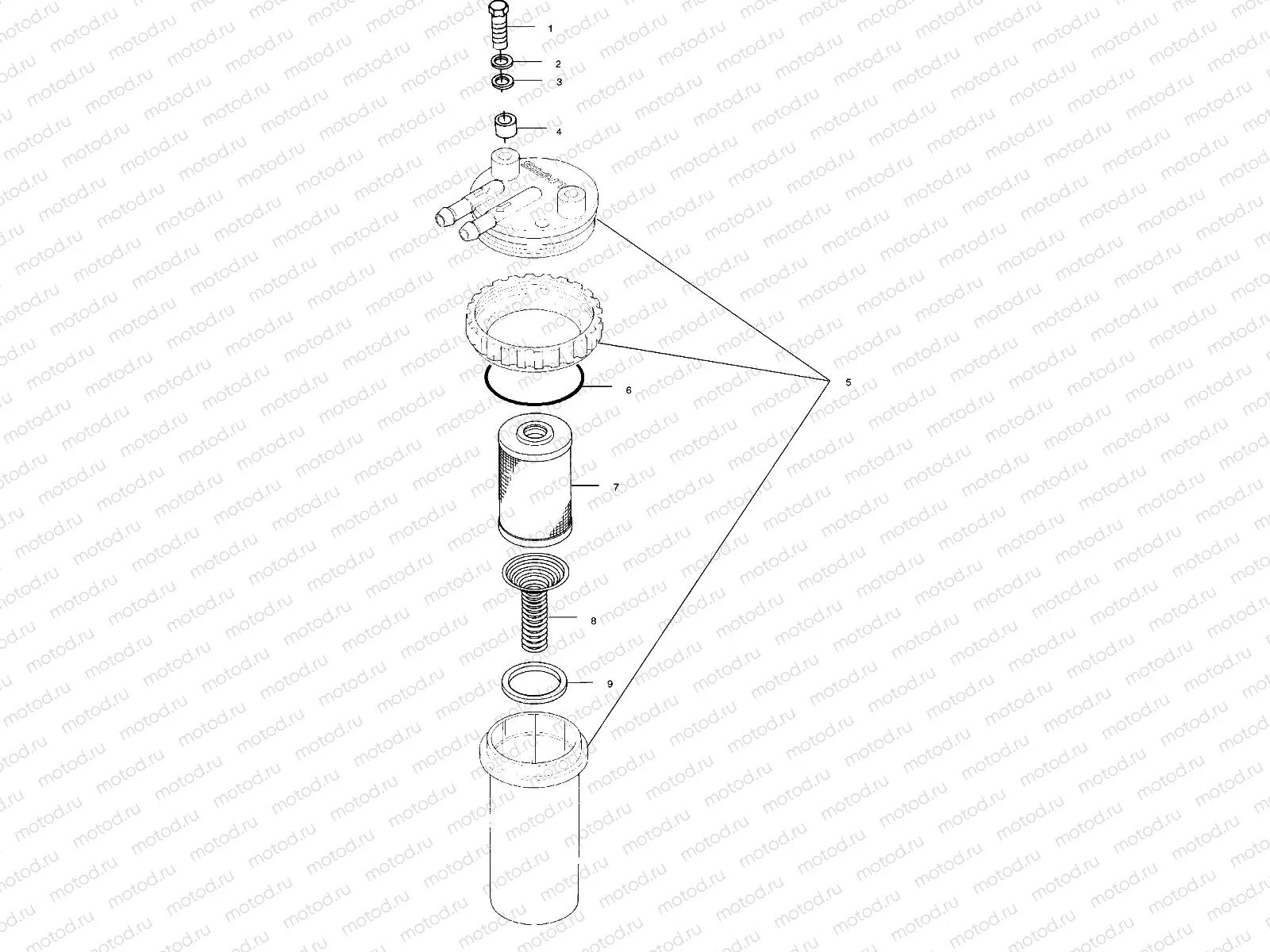 FUEL/WATER SEPARATOR - I995095 (4951455145C011) | FUEL/WATER SEPARATOR - I995095 (4951455145C011)