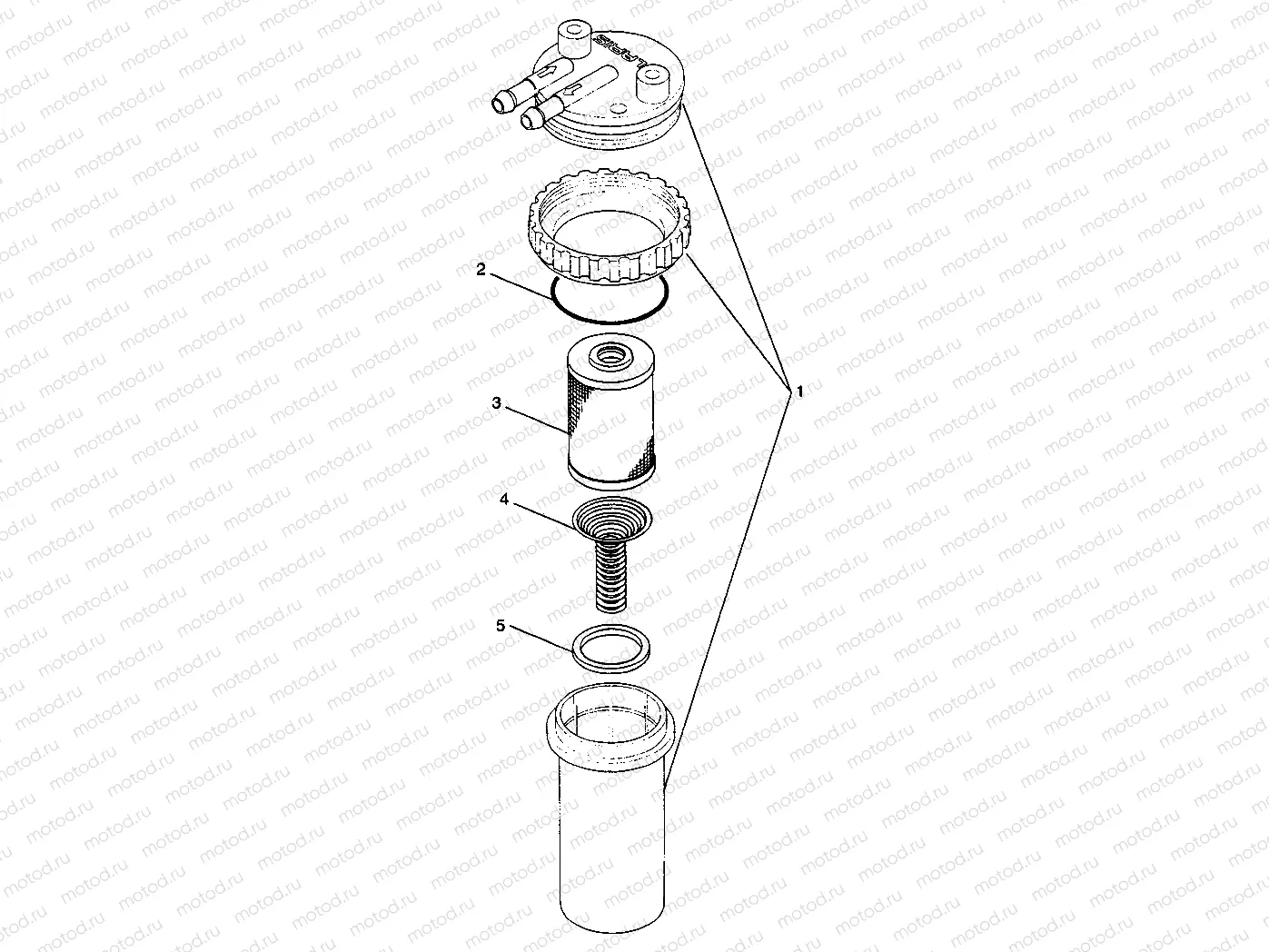 FUEL/WATER SEPARATOR SL 900 B974091 and SL 1050 B974090 (4940974097C012) | FUEL/WATER SEPARATOR SL 900 B974091 and SL 1050 B974090 (4940974097C012)